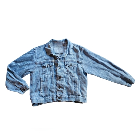 Rare Vintage Embroidered Elvis Lightweight Denim Jacket - Picture 2 of 4